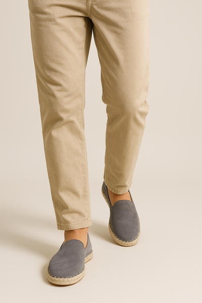 Kevin – Espadrilles Herren Wildleder Sommer Leicht Lässig