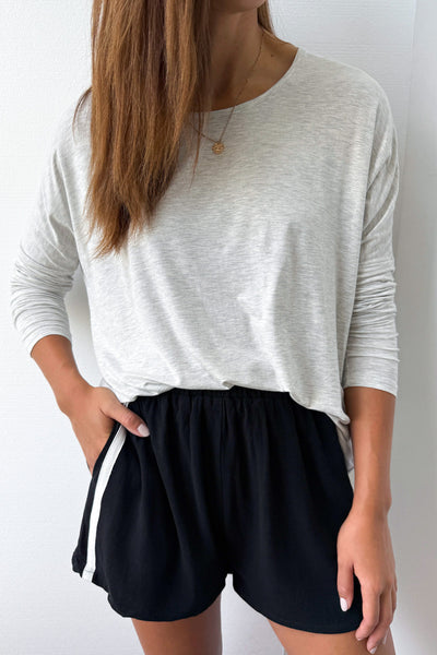 Courtney Lockere Leinen Shorts für Damen