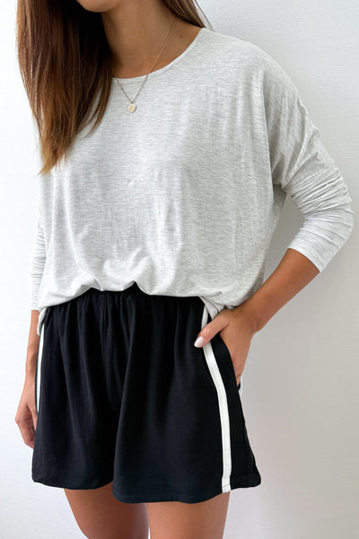 Courtney Lockere Leinen Shorts für Damen