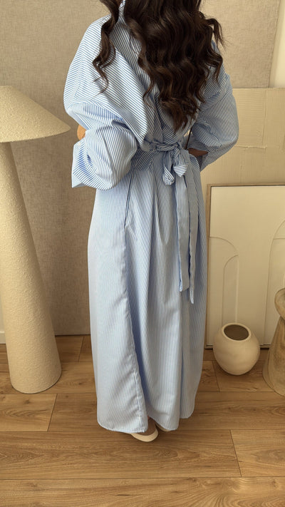 Elowen Lang Blusenkleid mit Langen Ärmeln