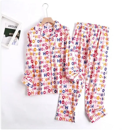 Roxana - Bequemes Damen Pyjama-Set mit lebendigen Mustern