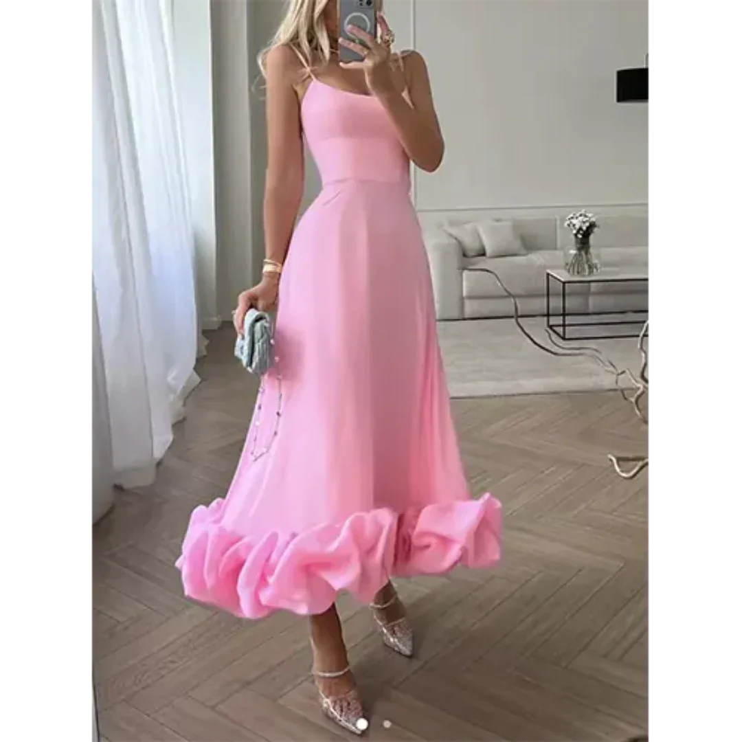 Dahlia - Damen Ärmelloses Partykleid