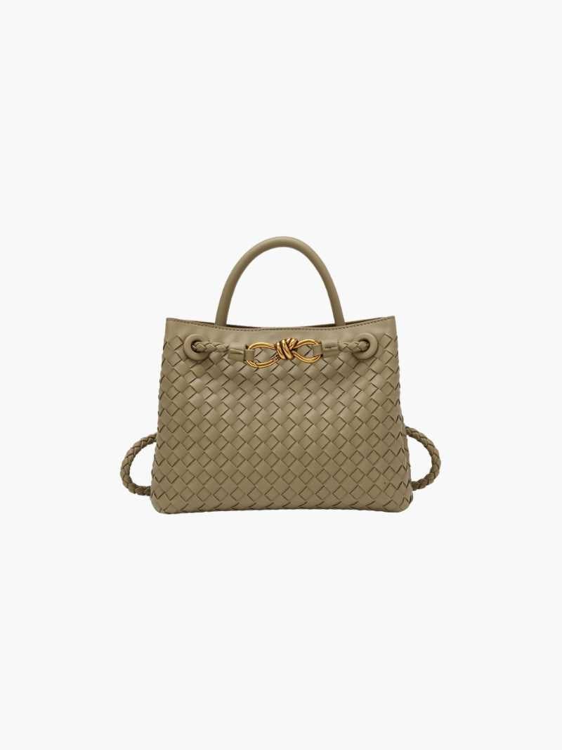 Damen Handtasche Gewebt Strukturierte Eleganz