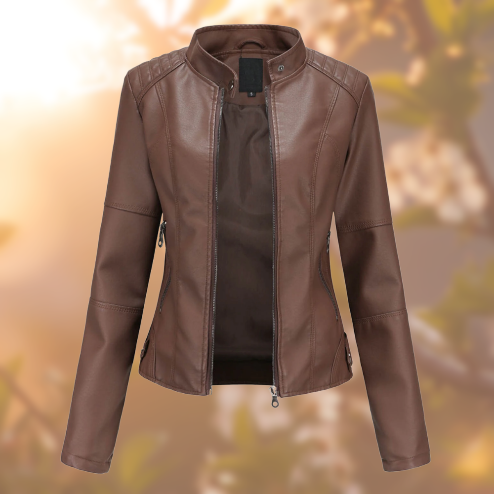 Giorgina™ - Stylische Lederjacke für Damen