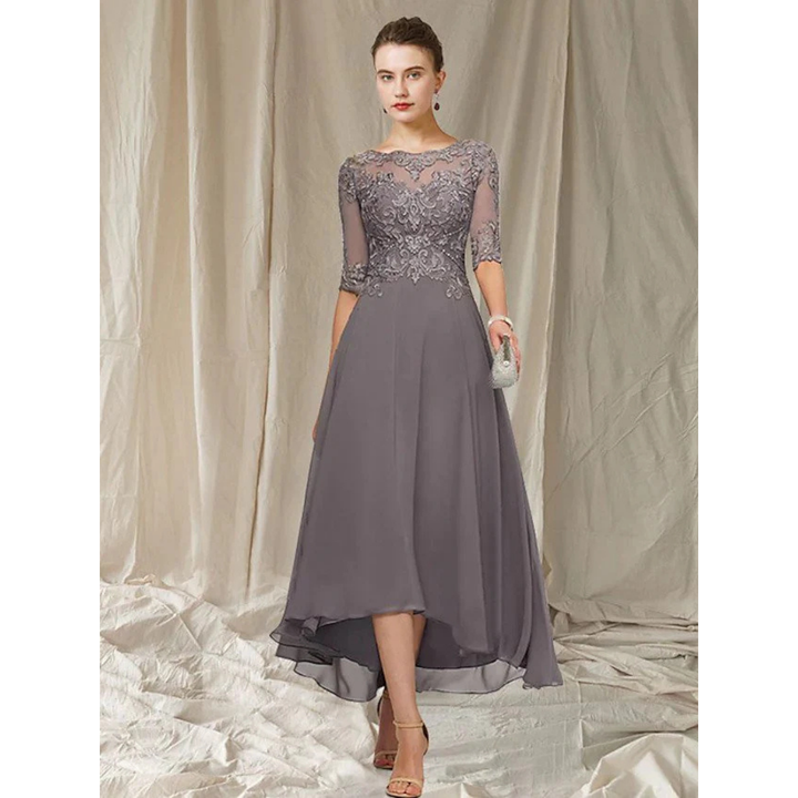 Dina - Elegantes Kleid Mit 3/4 Ärmeln Für Damen