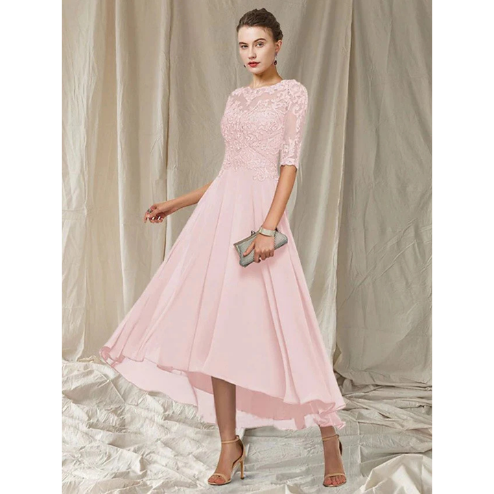 Dina - Elegantes Kleid Mit 3/4 Ärmeln Für Damen