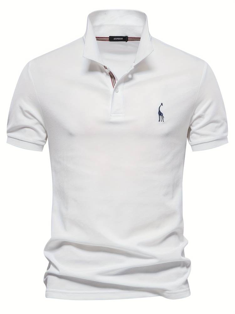Mateo | Slim Fitted Klassisches Poloshirt mit dezentem Kragendetail