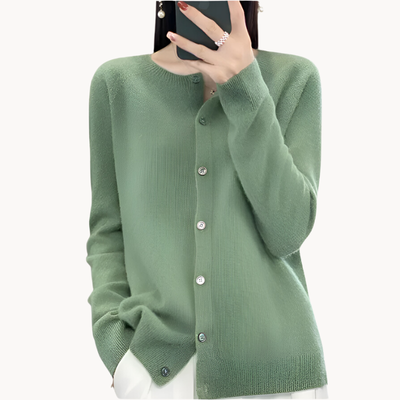 Annika – woll-cardigan – weiche und stilvolle damen-wolljacke für herbst und winter