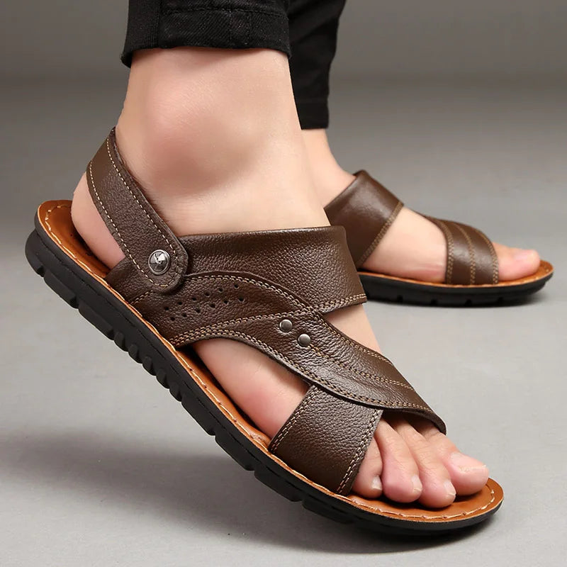 Eiden - Bequeme Herren Leder Sandalen für entspannte Tage