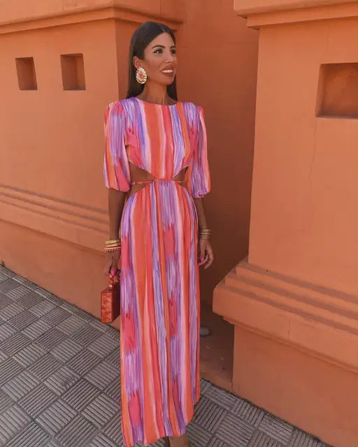 SOLA™ | Elegantes Kleid mit offenem Rücken