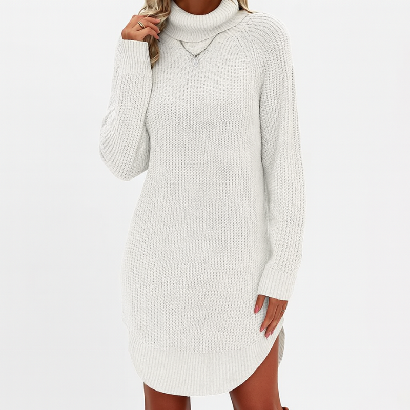 Elegantes Strickkleid Damen Lang – Warm und Vielseitig für Winter und Besondere Anlässe