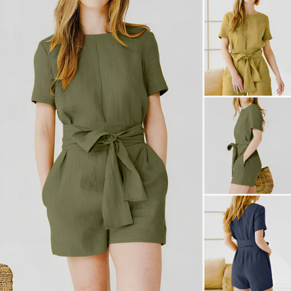 Eva – Schlichte Eleganz im trendigen Jumpsuit für stilvolle Auftritte