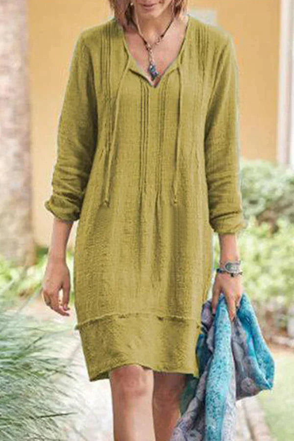 Evelina - Elegantes & Komfortables Sommerkleid