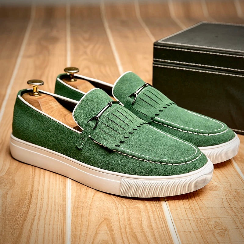 Falk – Elegante Herren Loafer Aus Hochwertigem Wildleder