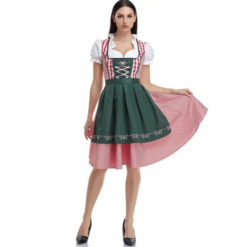 Festliches Oktoberfest Midi Dirndl