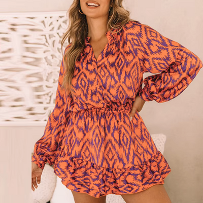 Friederike – Boho Minikleid für Damen mit verspieltem Flair