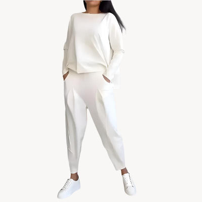 Friederike – Eleganter Damen Zweiteiler Mit Solidem Design