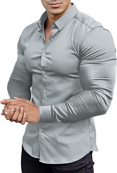 Gideon - Slim-Fit Herrenhemd für Frühling 2025