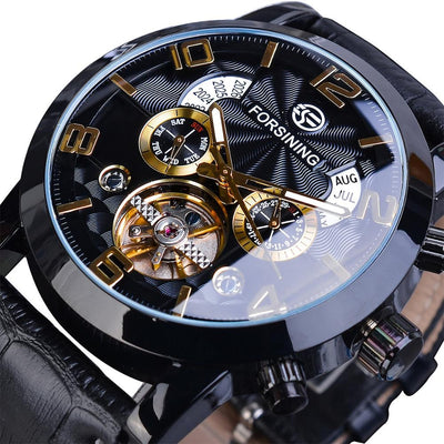 Elegante mechanische Tourbillon-Automatikuhr