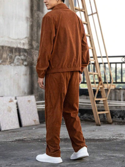 Hagen – Herren Cord Set Jacke Und Hose Herbstlook