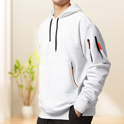 Halfzip Hoodie für Herren – entspannter und stylischer Freizeitpullover