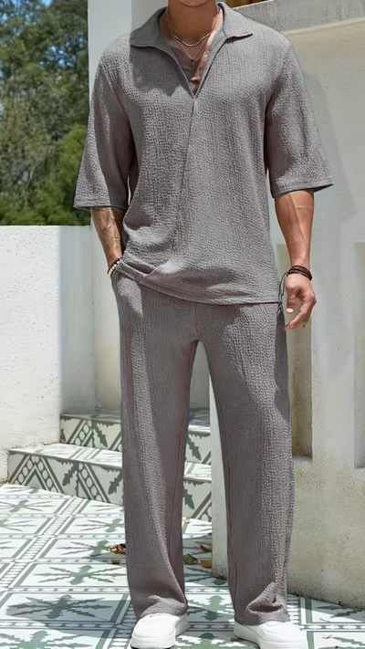 Herald – Lässiges Zweiteiler-Set mit Struktur und Komfort
