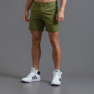 Modische Slim-Fit Chino-Shorts für Herren – Emil