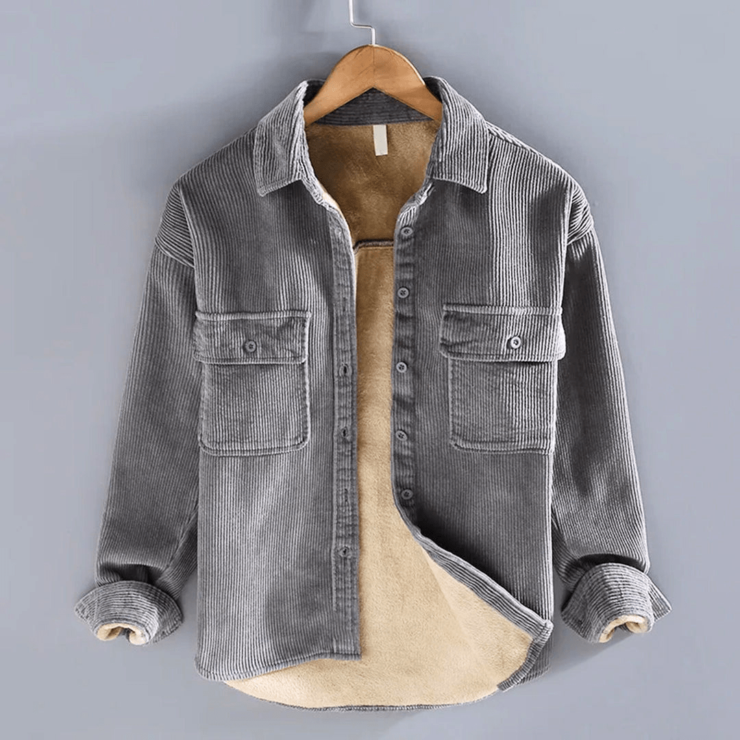 Herren Overshirt Corduroy Trendy und Bequem