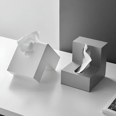 Moderner L-förmiger Taschentuch-Organizer – Platzsparende und stilvolle Aufbewahrungslösung