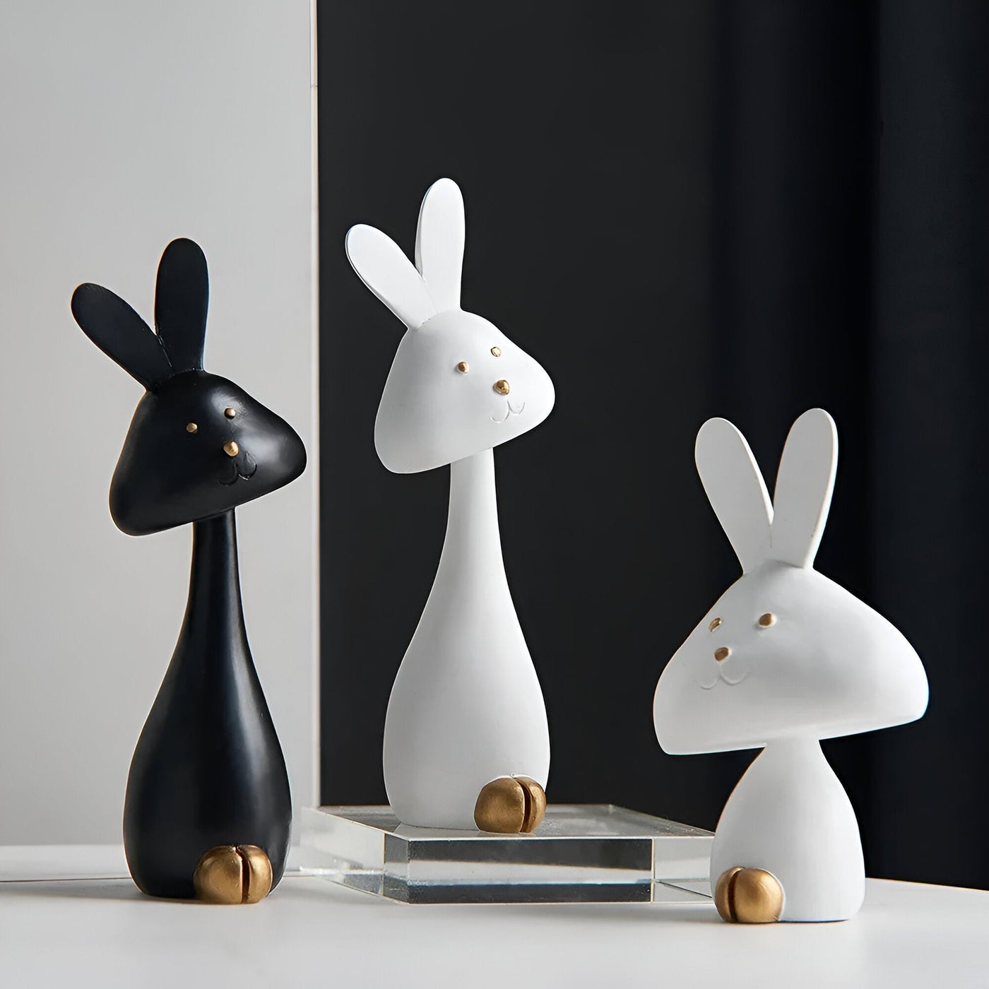 DecoPaws Elegante Tierfiguren für Moderne Tischdekoration