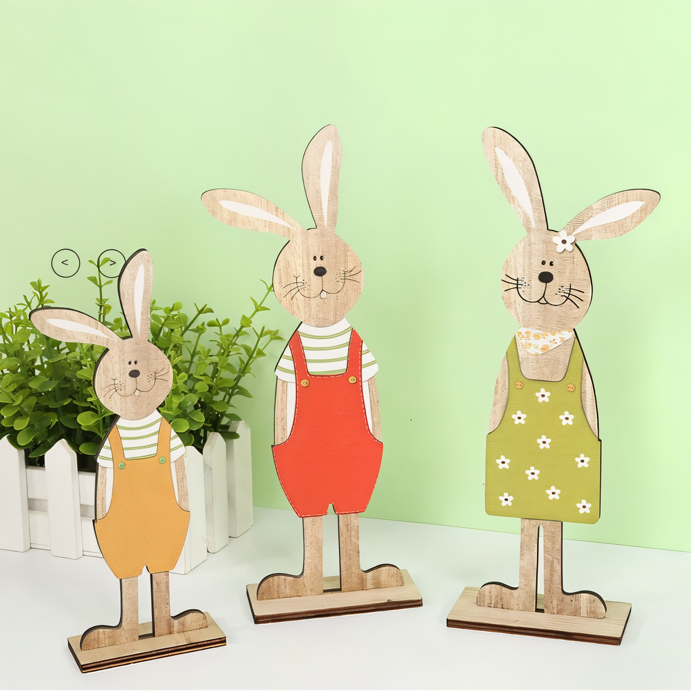 Handgefertigte Kaninchenfiguren