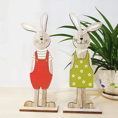 Handgefertigte Kaninchenfiguren