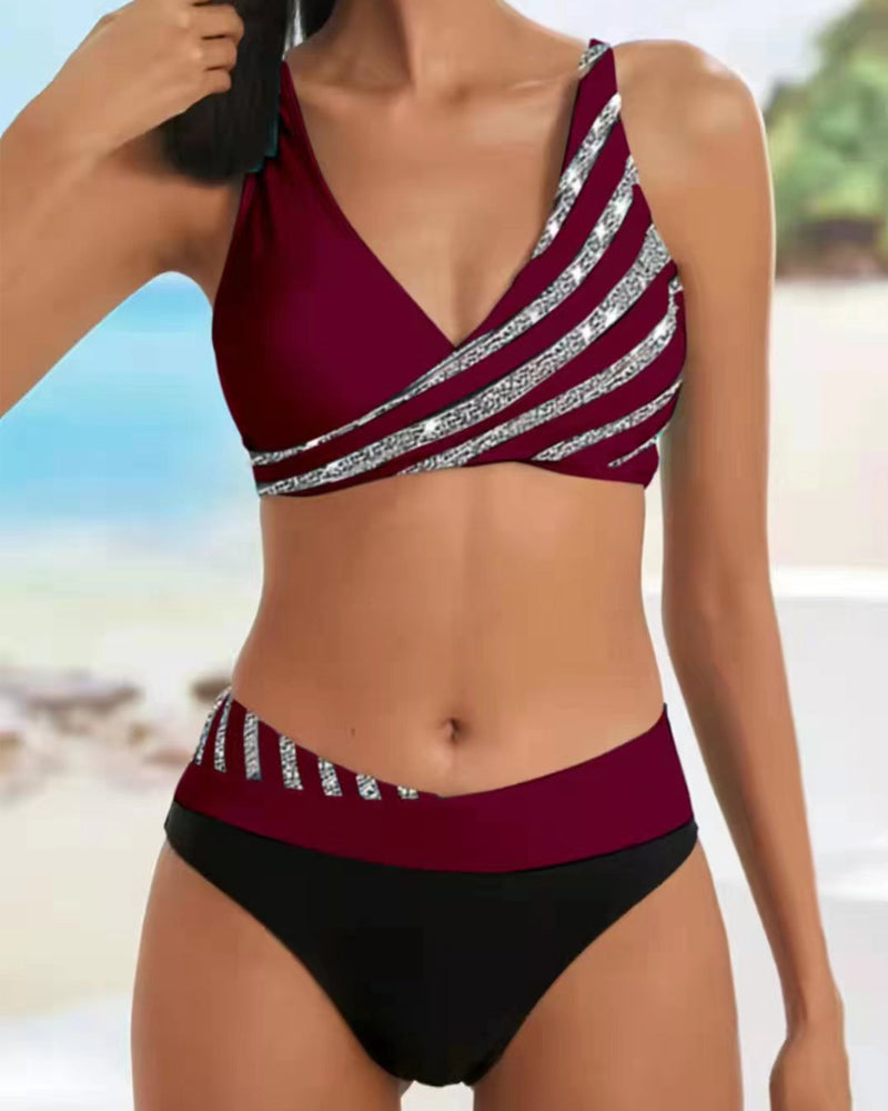 Mona Warm bedruckter Bikini