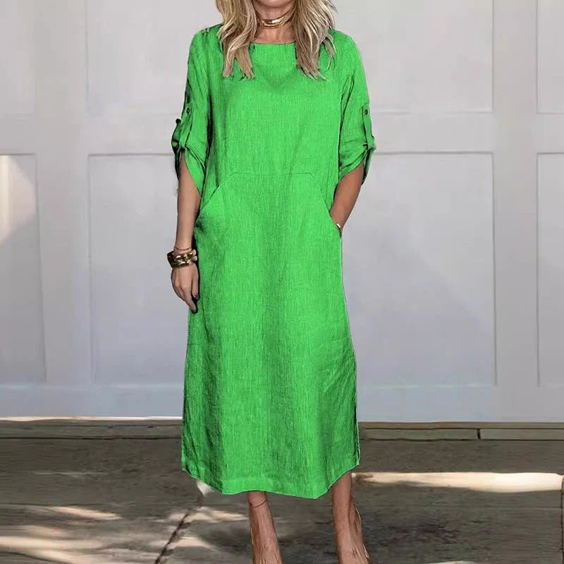 Midikleid mit Taschen für Damen