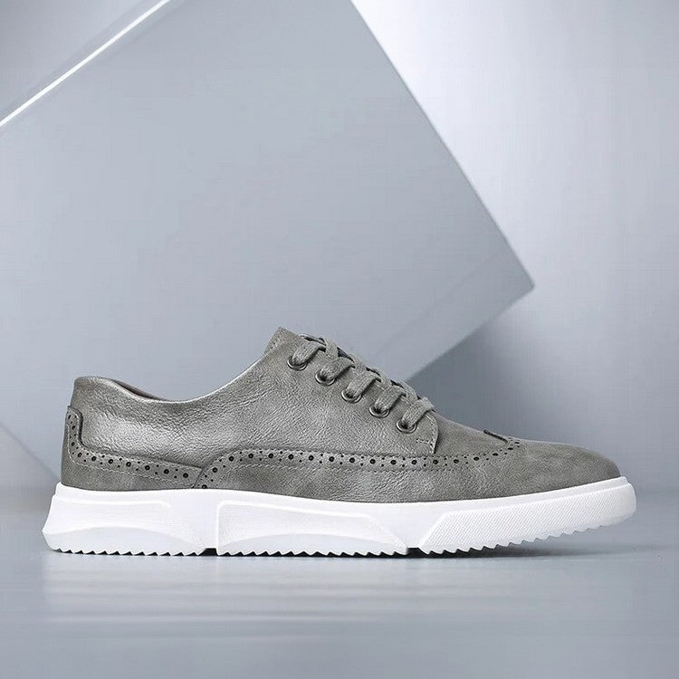 Elegante herren-sneaker aus leder für smart-casual-anlässe