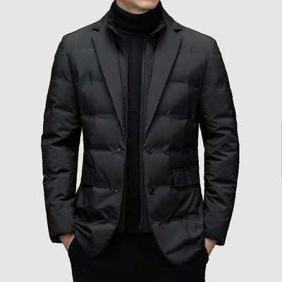Herren Winterjacke | Slim Fit Gestepptes Design