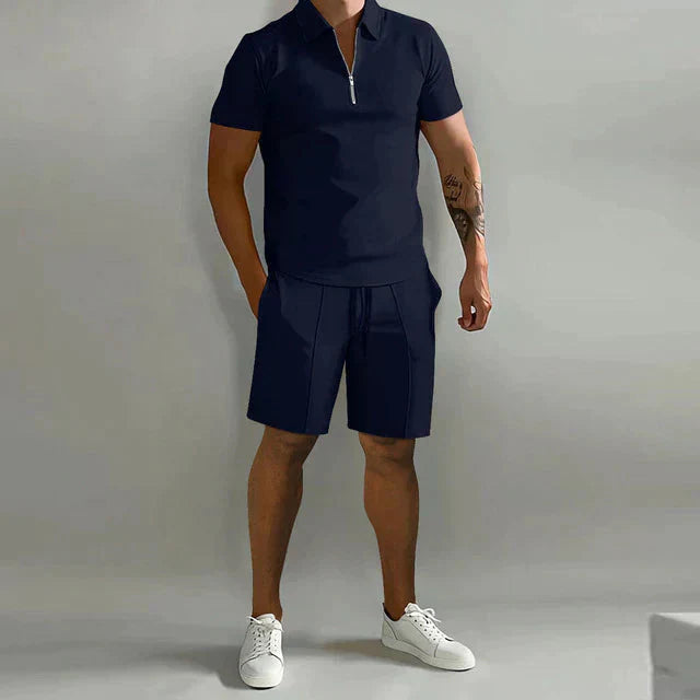 Jason- Kurzarmhemd und Shorts Set für Herren