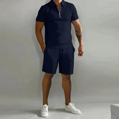 Jason- Kurzarmhemd und Shorts Set für Herren