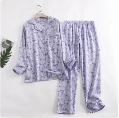 Roxana - Bequemes Damen Pyjama-Set mit lebendigen Mustern