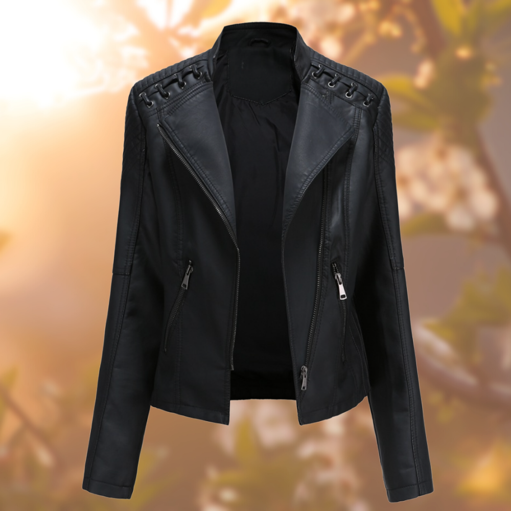 Vivetta™ Elegante vegane Lederjacke