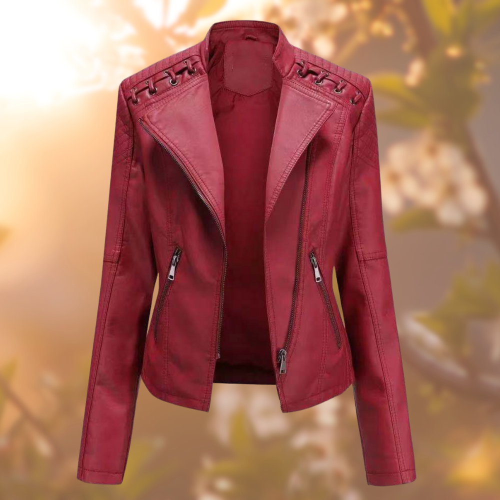 Vivetta™ Elegante vegane Lederjacke