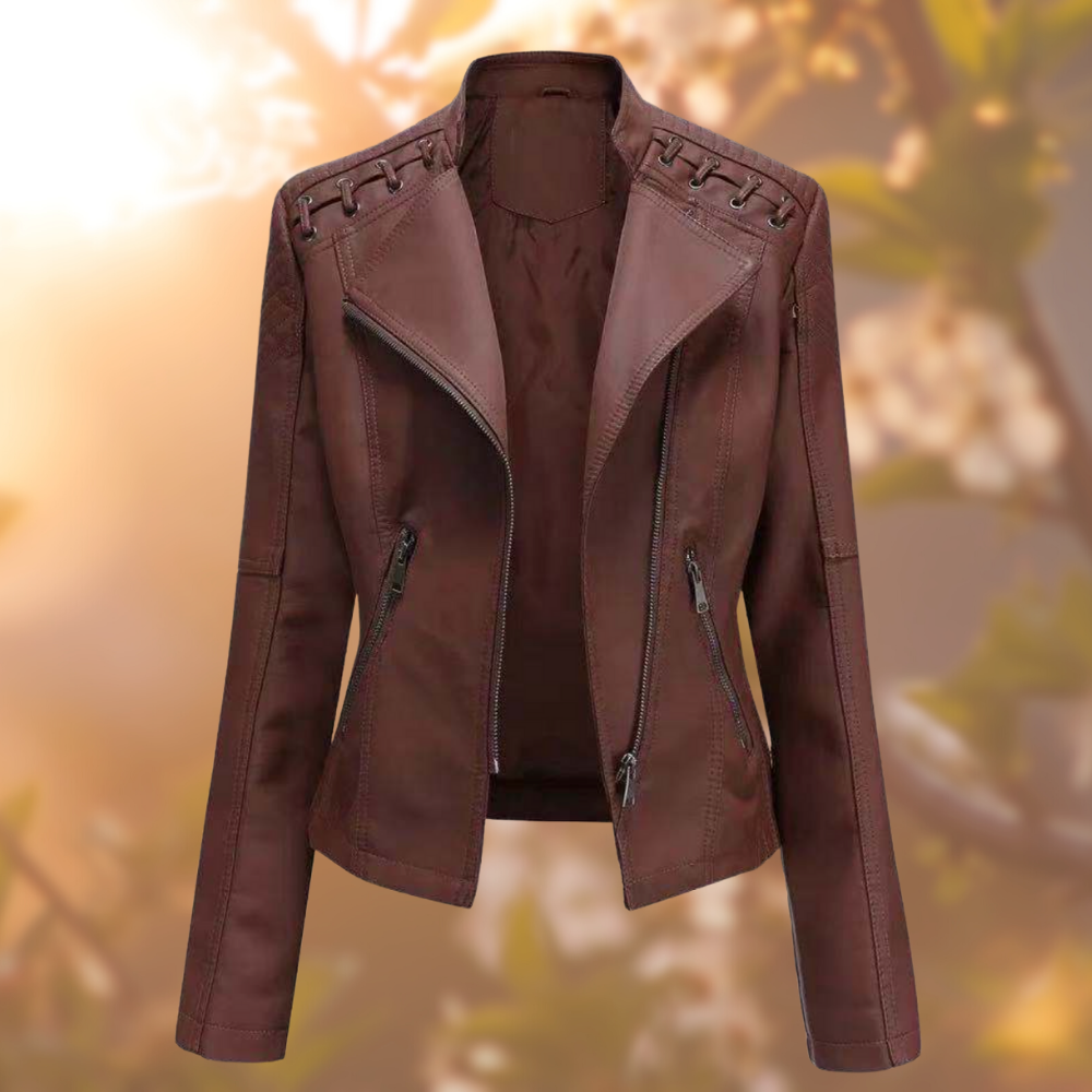 Vivetta™ Elegante vegane Lederjacke