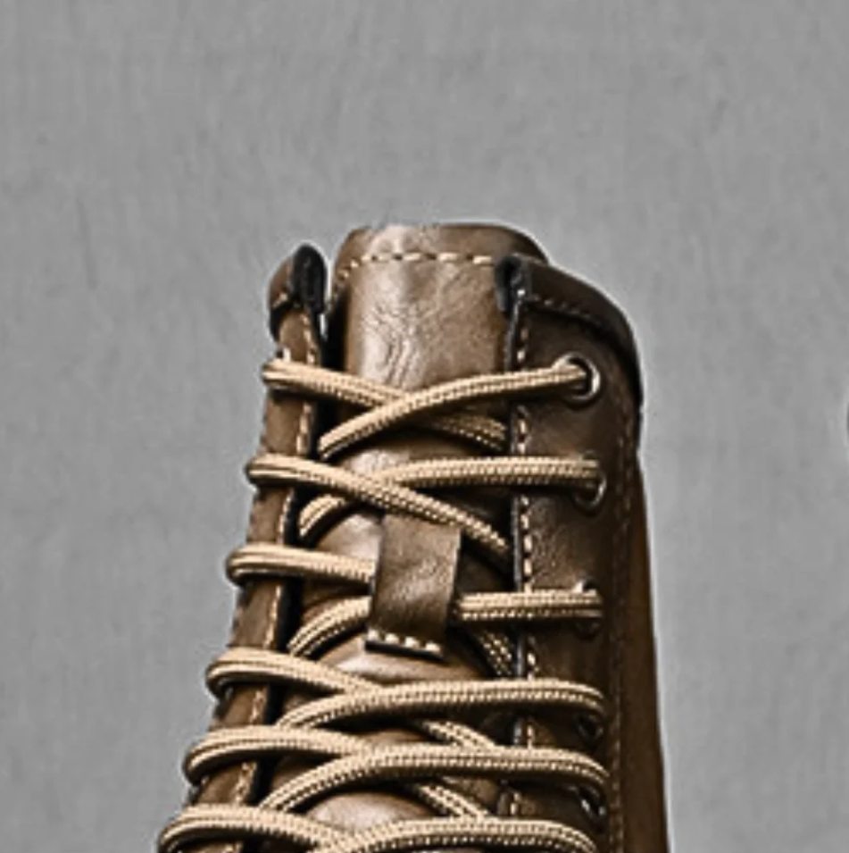 Hochwertige und stilvolle herrenstiefel aus leder