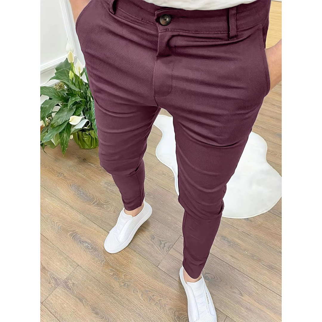 Lässige Slim Fit Herrenhose