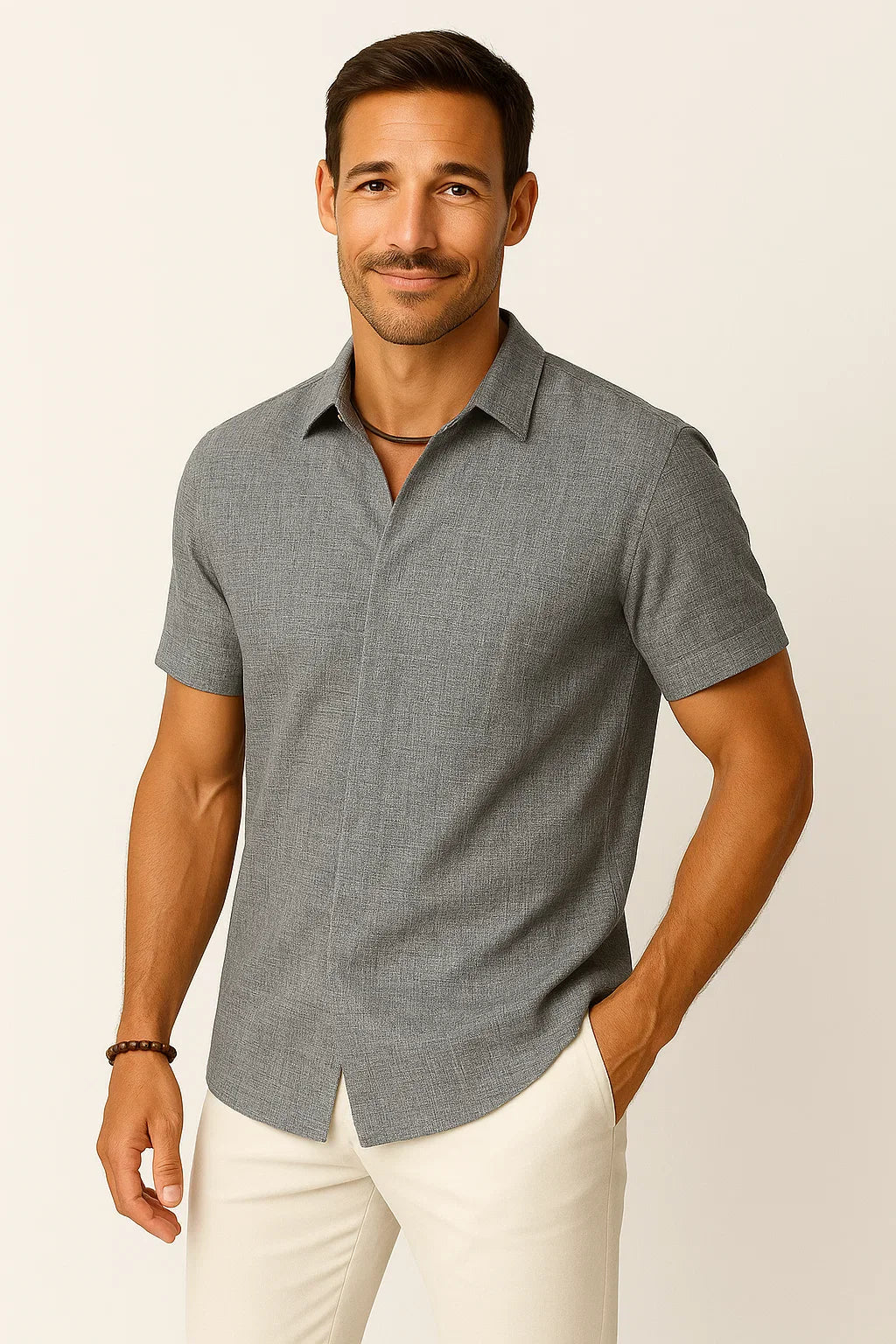 Leichtes Herren Kurzarmhemd