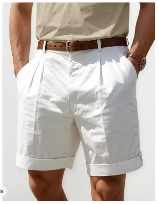 Lennox - Herren Sommer Leinen Shorts