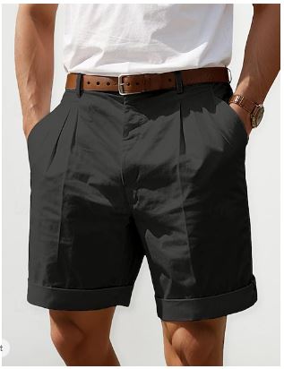 Lennox - Herren Sommer Leinen Shorts