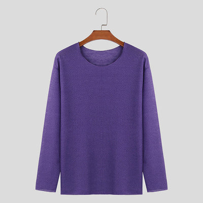 Roma | atmungsaktives, langärmliges herren-t-shirt im eleganten design