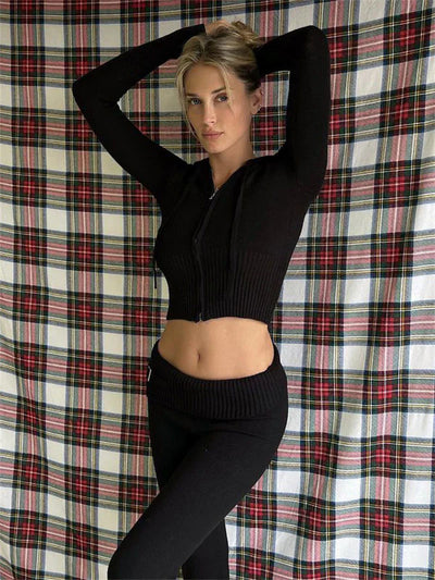 Anka - bequemer gestrickter 2-teiliger trainingsanzug