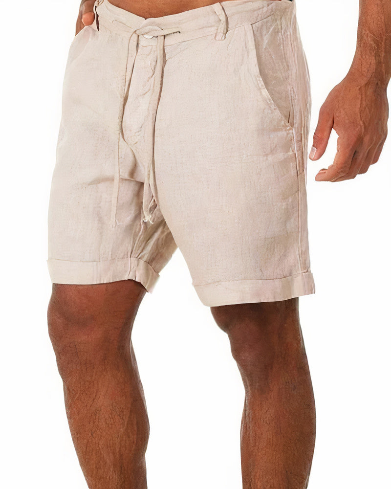 Marcel - Herren Leinen-Shorts